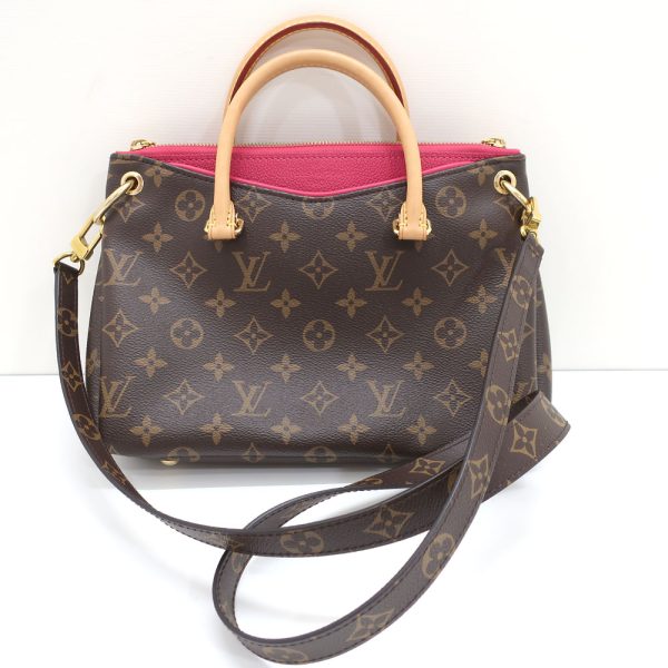 8 Louis Vuitton Pallas BB Rose Rich Monogram Red