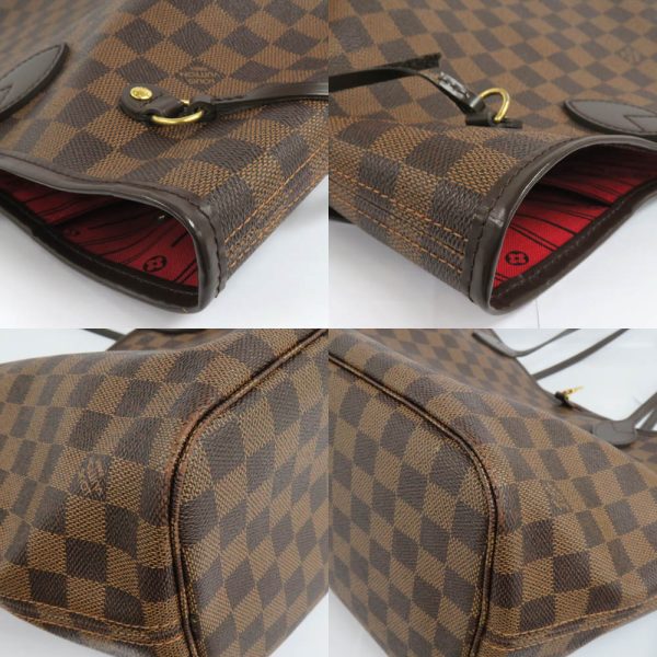 8 Louis Vuitton Neverfull MM Damier Ebene Tote bag Brown