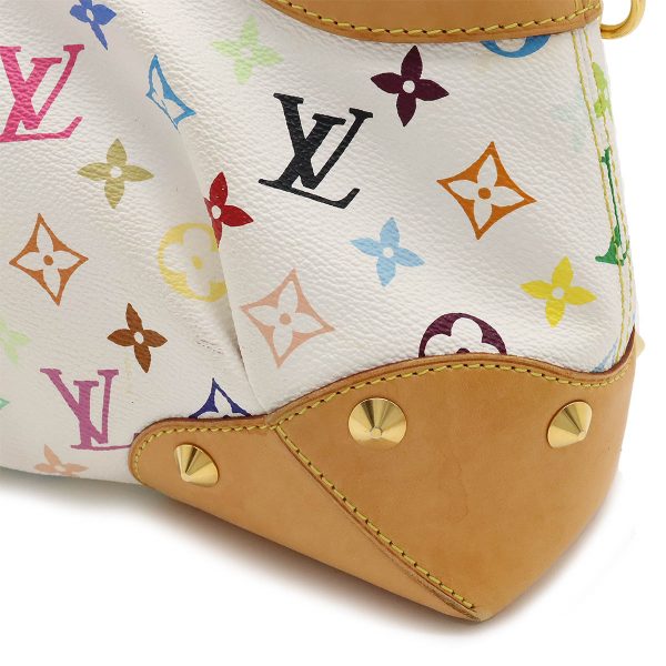 8 Louis Vuitton Multicolor Judy MM Shoulder Bag White