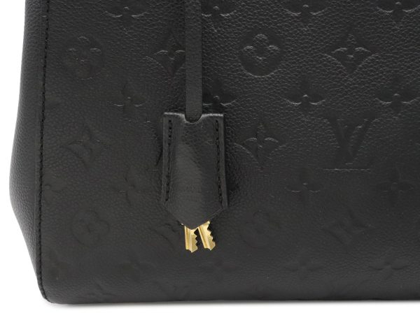 8 Louis Vuitton Empreinte Montaigne MM Shoulder Bag Noir Black