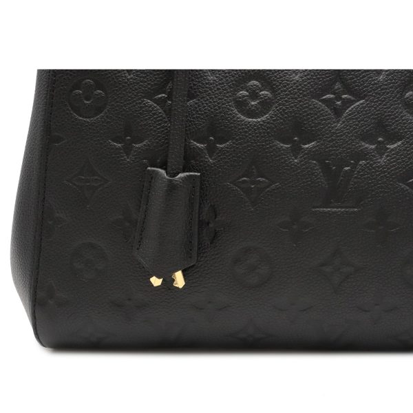 8 Louis Vuitton Empreinte Montaigne MM Shoulder Bag Noir Black