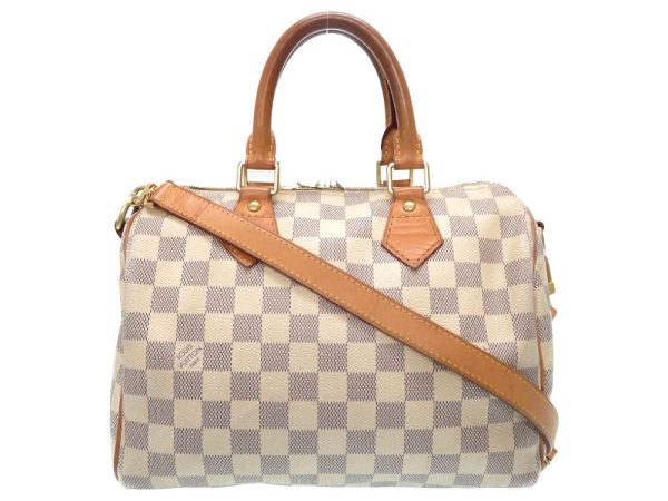 8f0408gos5 1 Louis Vuitton Damier Azur Speedy Bandouliere 25 Shoulder Bag