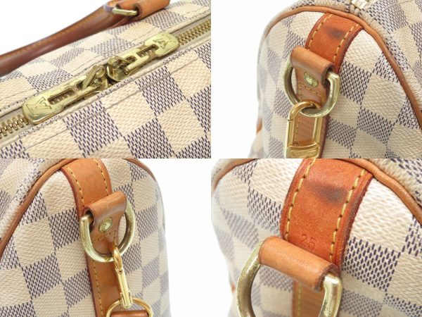 8f0408gos5 9 Louis Vuitton Damier Azur Speedy Bandouliere 25 Shoulder Bag