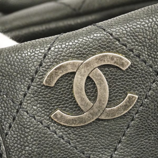 9 Chanel Handbag Matelasse Caviar Skin Black