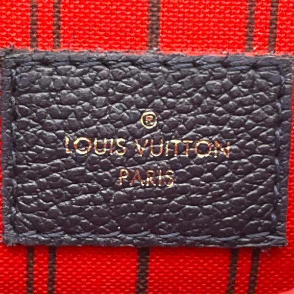 9 Louis Vuitton Pochette Métis MM Empreinte Marine Rouge