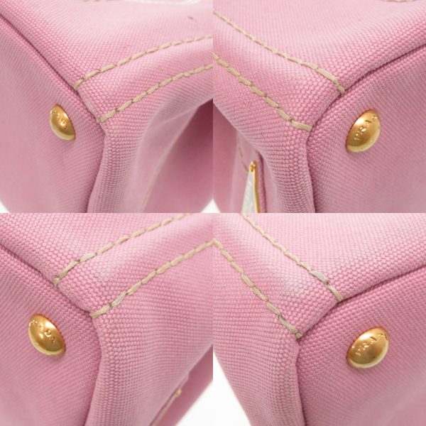 9 Prada Canapa Gold Hardware Handbag Strap Pink