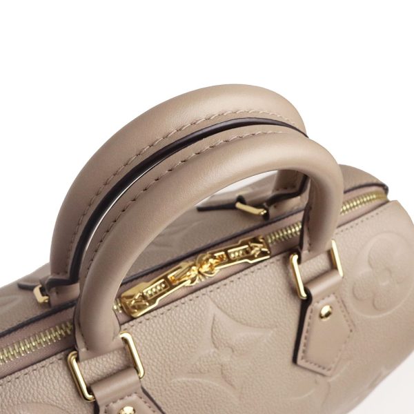 9 Louis Vuitton Speedy Bandouliere 25 Crossbody Empreinte Tourtrail Beige