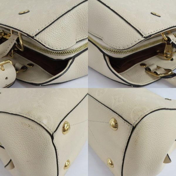 9 Louis Vuitton Montaigne BB Crème Empreinte Shoulder Bag