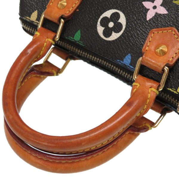 9e0284b5 5 Louis Vuitton Monogram Multicolor Mini Speedy Noir 2way Handbag Strap LV