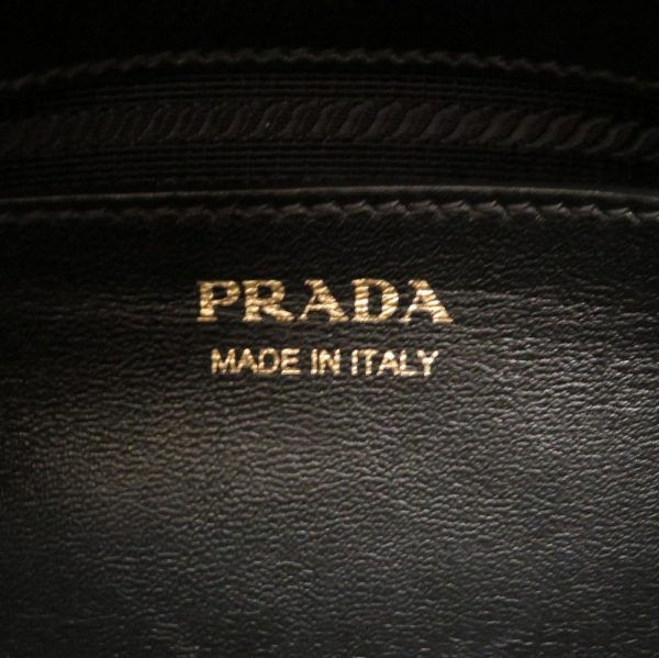 9f0070b5 9 Prada Esplanade Leather Black 2way Handbag Shoulder Bag