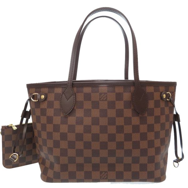 9h0110iiiza6 1 Louis Vuitton Damier Neverfull PM With Pouch Tote Bag