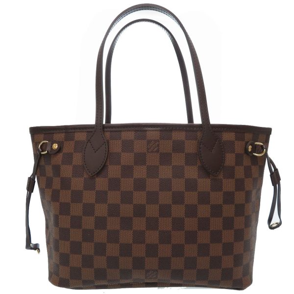 9h0110iiiza6 2 Louis Vuitton Damier Neverfull PM With Pouch Tote Bag