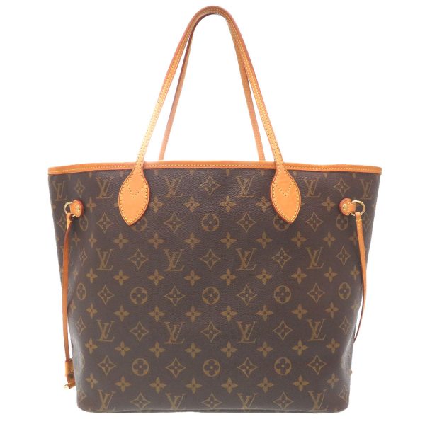 9j0137boe5 2 Louis Vuitton Monogram Neverfull MM Tote Bag LV Brown