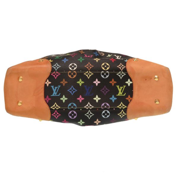 9j0142sgo5 3 Louis Vuitton Monogram Multicolor Judy GM Noir Shoulder Bag Black