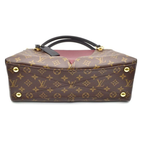 c240400042512 3 Louis Vuitton V Tote MM Monogram Bordeaux Tote Bag Handbag Shoulder Crossbody