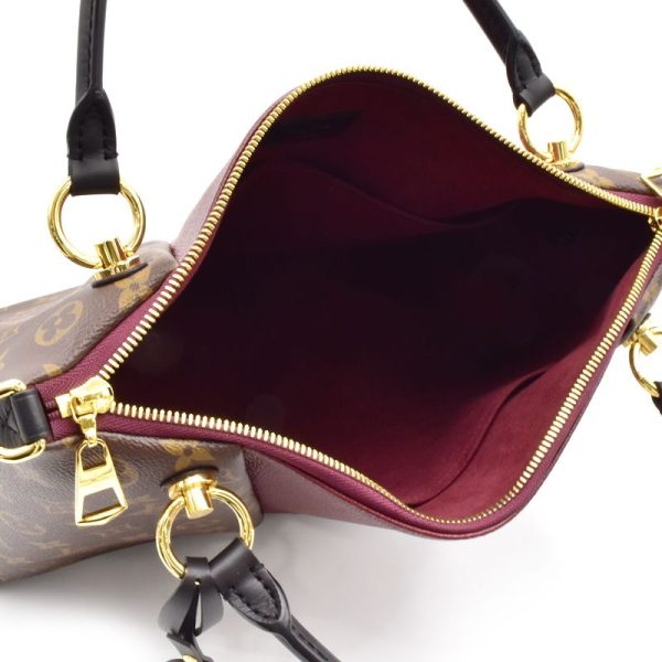 c240400042512 4 Louis Vuitton V Tote MM Monogram Bordeaux Tote Bag Handbag Shoulder Crossbody