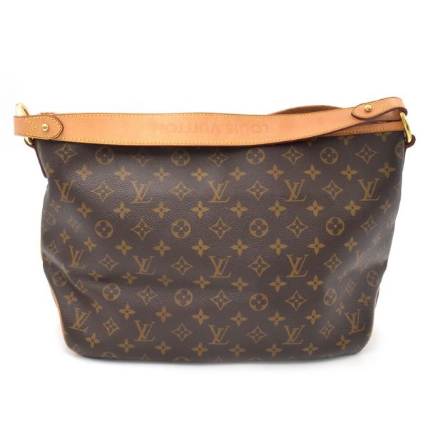 c240400045797 2 Louis Vuitton Delightful PM Monogram Canvas Shoulder Bag Brown