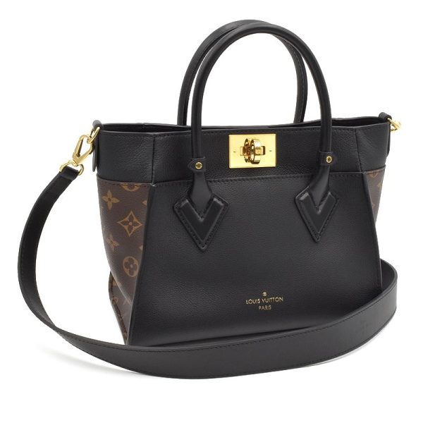 c241100022711 Louis Vuitton On My Side PM Monogram Noir Shoulder Bag Black