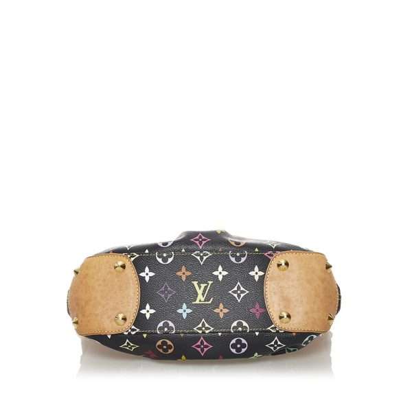 dkuaa9pxd9ycgglj 4 Louis Vuitton Monogram Judy PM Chain Handbag Shoulder 2way Noir PVC Leather