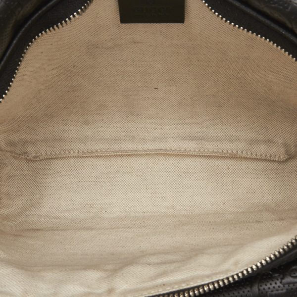 ew8u3crzk6btq6mt 1 Gucci Gg Embossed Waist Bag Body Bag Shoulder Bag Black Leather