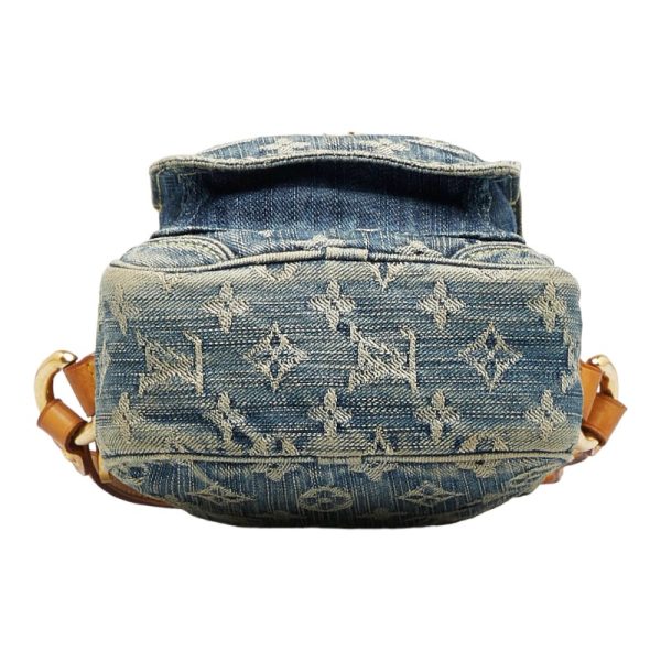 ew8u3crzk6btq6mt 4 Louis Vuitton Monogram Denim Shoulder Bag Camera Bag Blue Denim Leather