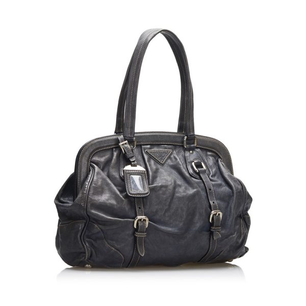 f9e2sh44x53ow849 2 Prada Doctors Bag Handbag Gray