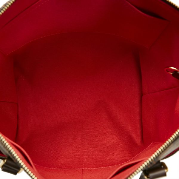 lcb32m3q7ka3bglz 5 Louis Vuitton Damier Totally PM Handbag Tote Bag Ebene Brown PVC Leather