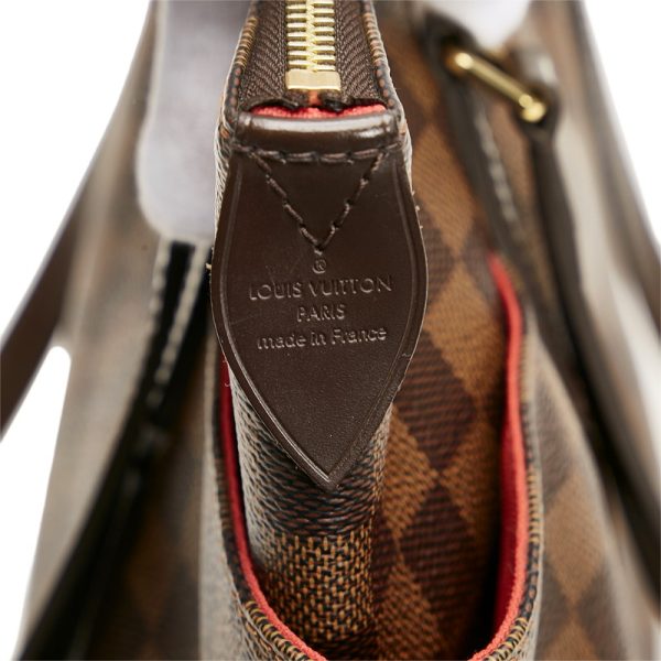 lcb32m3q7ka3bglz 6 Louis Vuitton Damier Totally PM Handbag Tote Bag Ebene Brown PVC Leather