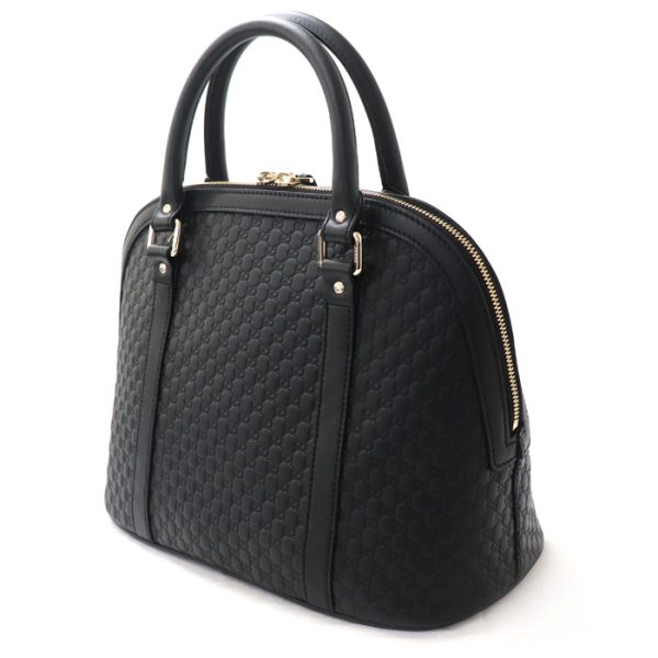 sb23 1006 26 2 Gucci Micro Guccisima 2way Shoulder Bag Black Striped Leather