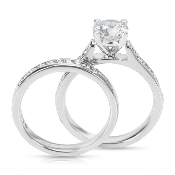 005975 pv 32ef2d44 bc47 4ee9 87e4 d079840f6927 BRAND NEW Diamond Engagement Ring Bridal Set in 18K White Gold 065 ctw