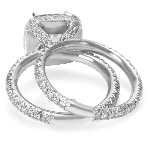 005981 bv BRAND NEW Diamond Engagement Wedding Set in Platinum with Diamonds 117 CTW