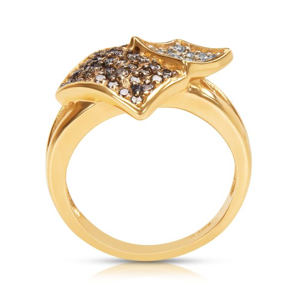 007294 pv BRAND NEW Fashion Ring in 14K Yellow Gold with Diamonds 050 CTW