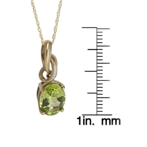 008285 sv fcaa6af4 e7c1 4497 bd57 9f66b481a282 BRAND NEW Diamond Peridot Pendant Necklace in 10K Gold 190 CTW