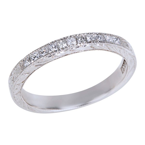 008682 fv b4cbffca 7069 446d 8d66 97dca73dd285 Tacori Diamond Wedding Band Ring in Platinum 025 CTW