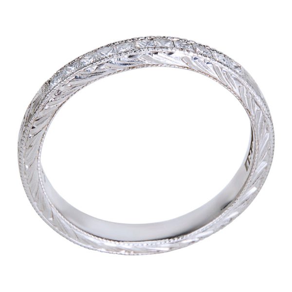 008682 sv 7078ccaa 9150 4c57 aa5d f14ba1675505 Tacori Diamond Wedding Band Ring in Platinum 025 CTW