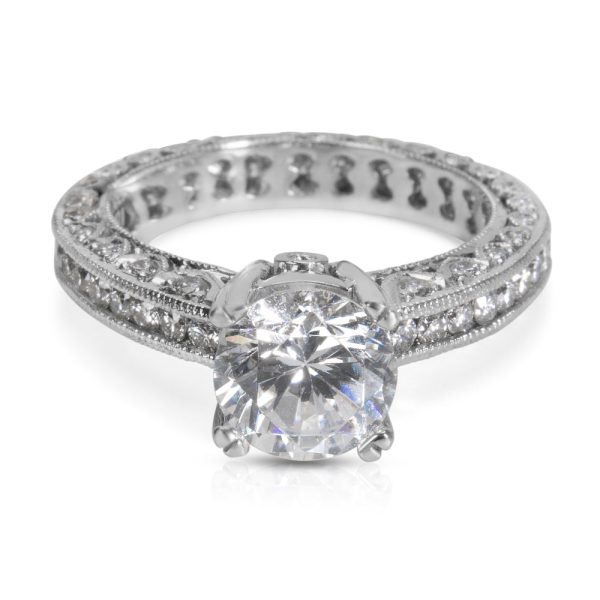 008799 fv Tacori Engagement Ring Setting in Platinum HT 2326 SOL 102 CTW