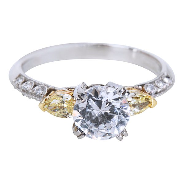 008920 fv Tacori Diamond Engagement Ring Setting in Platinum18k Gold 040 ctw