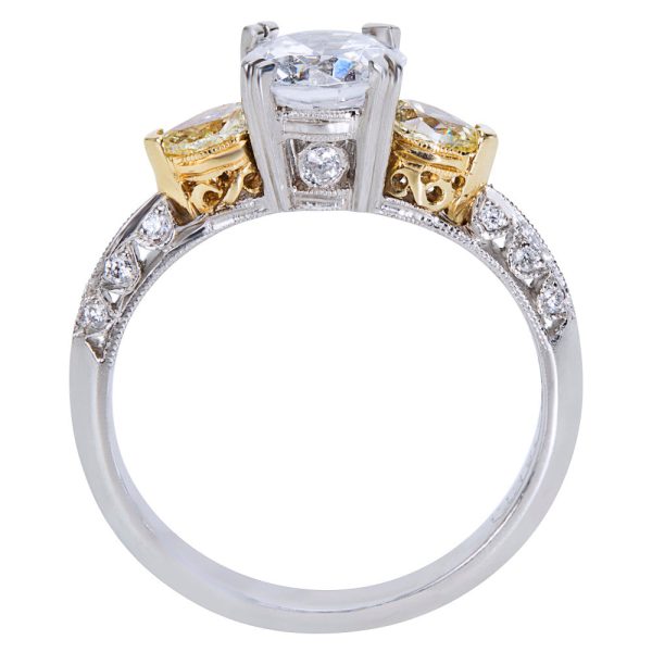 008920 sv Tacori Diamond Engagement Ring Setting in Platinum18k Gold 040 ctw