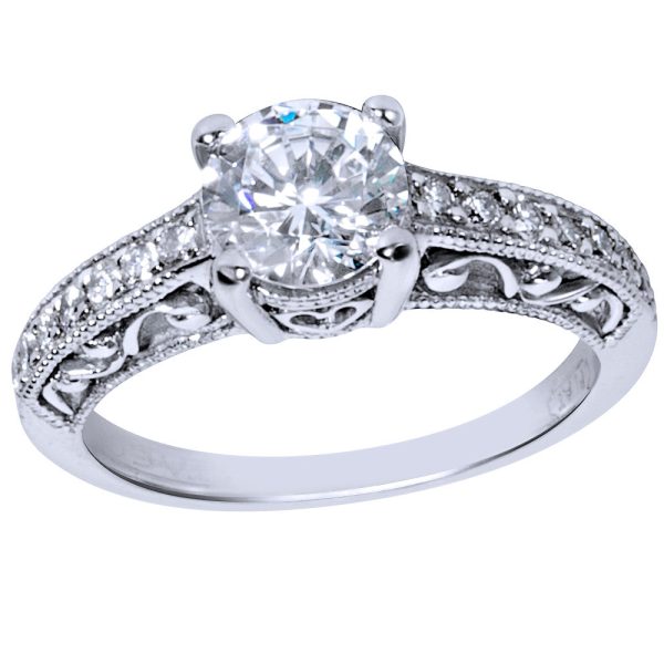 008944 FV 12de5a62 80f2 4df7 855d 816819d31541 Tacori Engagement Ring Setting in Platinum 14 CTW HT 2154