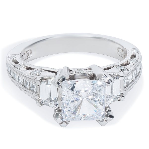 009044 fv Tacori Engagement Ring Setting in Platinum 100 CTW