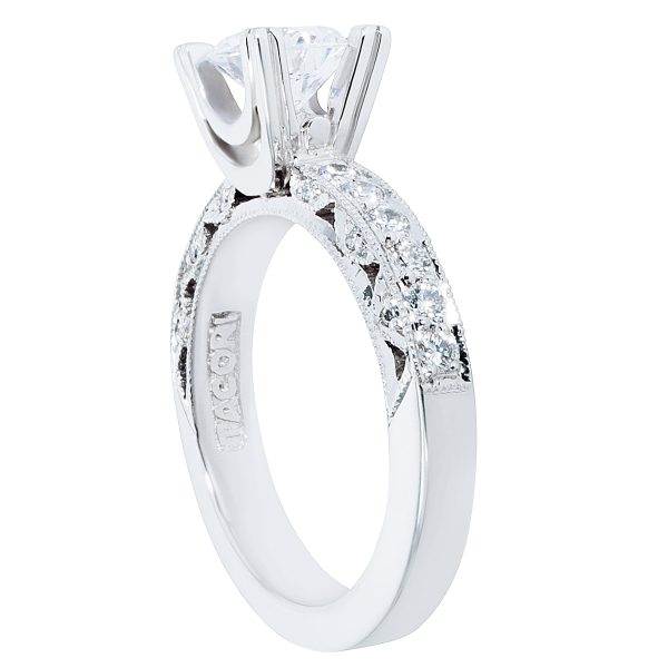 009135 pv Tacori Engagement Ring Setting in Platinum 38 CTW