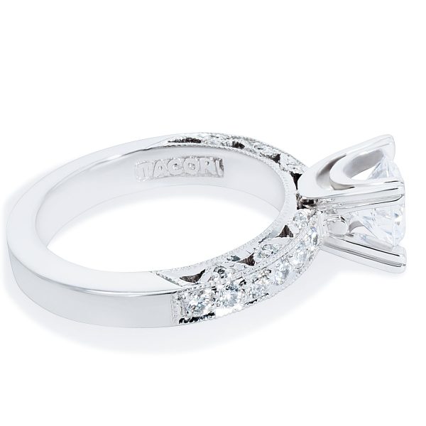 009135 sv Tacori Engagement Ring Setting in Platinum 38 CTW