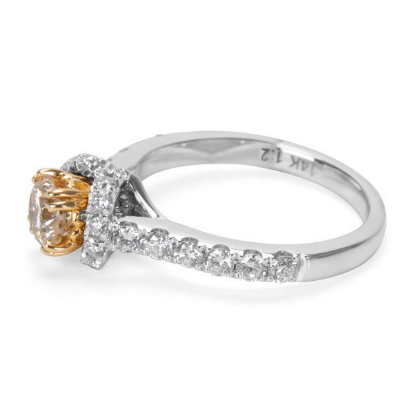 009986 sv BRAND NEW Diamond Engagement Ring in 14k White Gold 127 CTW