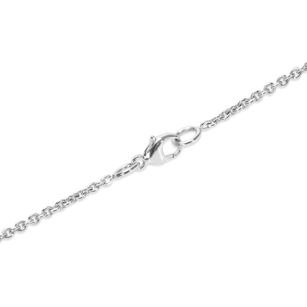 015265 clasp BRAND NEW Diamond Cross Pendant with Chain in 18K White Gold 096 CTW