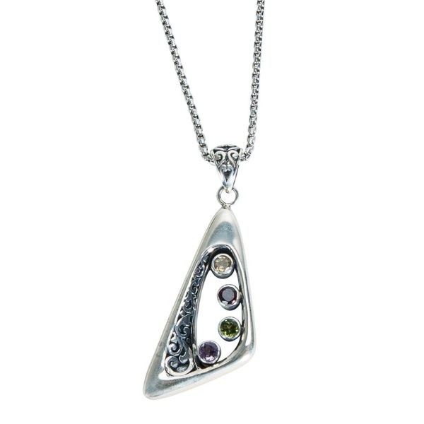 018766 FV 698a9e1e 6451 4f3b b135 86038ac56b70 BRAND NEW Robert Manse Semi Precious Pendant in Sterling Silver