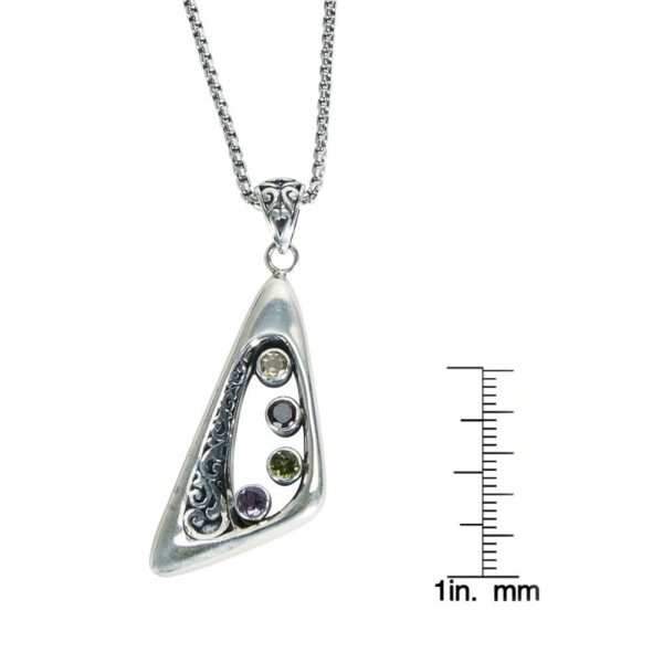 018766 sv 1f0cde77 1cff 4d41 b95c ad18f9956019 BRAND NEW Robert Manse Semi Precious Pendant in Sterling Silver