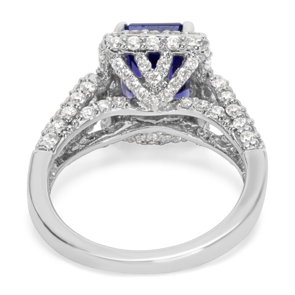 018941 bv 41dc3f12 1f00 4d33 9ceb 6f242bdd06c0 Tanzanite Diamond Gemstone Ring in 14k White Gold 144 CTW