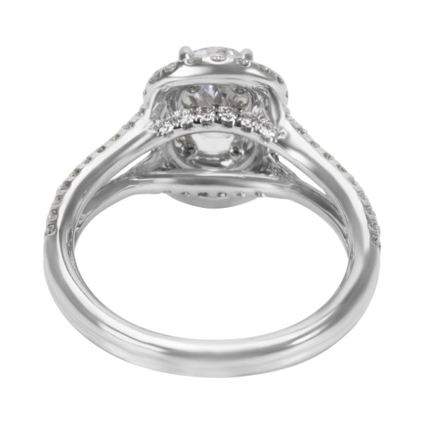 020536 bv BRAND NEW Dehago Diamond Engagement Ring Setting in 18K White Gold 085 CTW