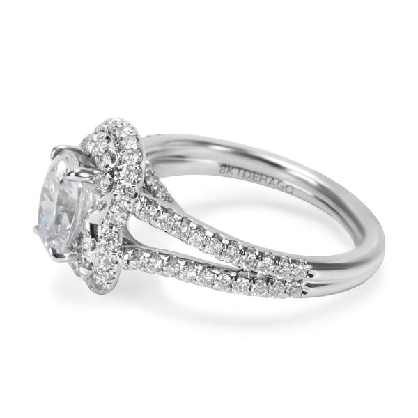 020536 sv BRAND NEW Dehago Diamond Engagement Ring Setting in 18K White Gold 085 CTW