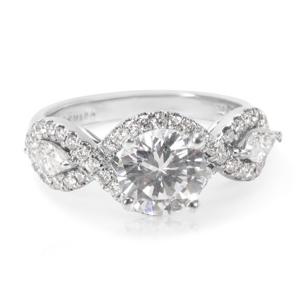 022146 fv BRAND NEW Dehago Engagement Ring in 18K White Gold 036 CTW